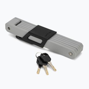 Zámok na bicykel Hiplok Switch 105 cm gray