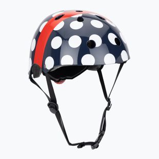 Detská cyklistická prilba Hornit PolkaDot navy/white/red