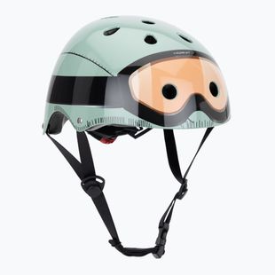 Detská cyklistická prilba Hornit Military mint