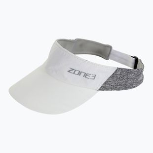 Bežecký šilt ZONE3 Lightweight Race Visor white/charcoal marl/relective silver