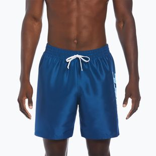Pánske plavecké šortky Nike Big Block 7" Volley court blue