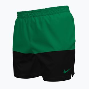 Pánske plavecké šortky Nike Split 5" Volley stadium green