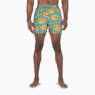 Pánske plavecké šortky Nike Multi Print 5" Volley dusty cactus