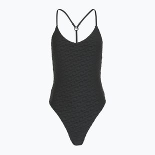 Dámske jednodielne plavky Nike Swoosh Link Y-Back black