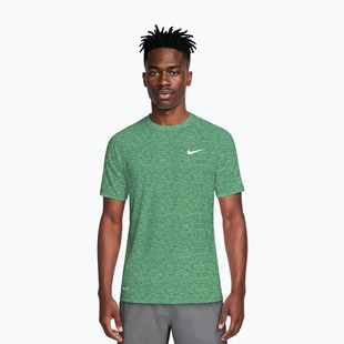 Pánske plavecké tričko Nike Heather Hydroguard malachite
