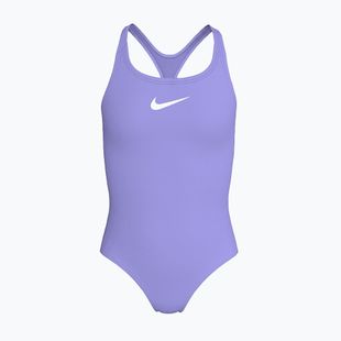 Detské jednodielne plavky Nike Essential Racerback light thistle