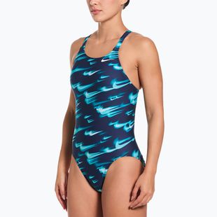 Dámske jednodielne plavky Nike Hydrastrong Multi Pr green abyss