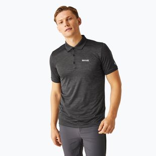 Pánske trekingové tričko REGATTA Polo Remex II ash