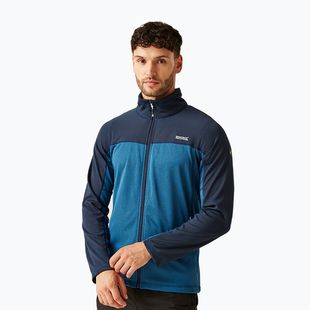 Pánska mikina REGATT Highton Full Zip Midlayer olympian blue/navy