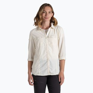 Dámske trekkingové tričko  Craghoppers NosiLife Adventure Long Sleeved Shirt III sea salt