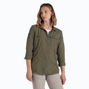 Dámske trekkingové tričko Craghoppers NosiLife Adventure Long Sleeved Shirt III wild olive