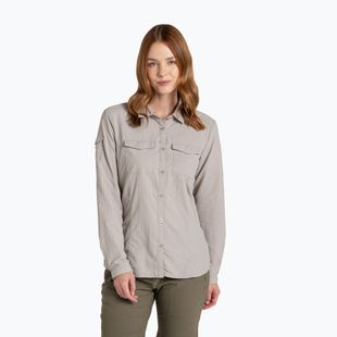 Dámska košeľa Craghoppers NosiLife Adventure Long Sleeved Shirt III soft mushroom