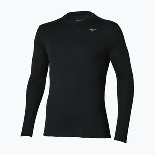 Pánske bežecké tričko longsleeve Mizuno Tech Thermal Charge Breath Thermo Long Sleeve Tee black