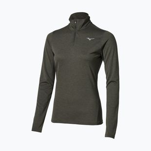 Dámska bežecká mikina Mizuno Core Impulse Half Zip Long Sleeve Tee forest night
