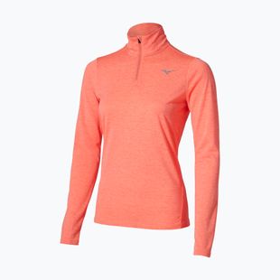 Dámska bežecká mikina Mizuno Core Impulse Half Zip Long Sleeve Tee desert flower
