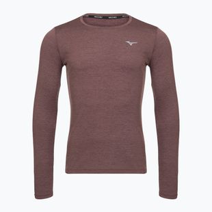 Pánske bežecké tričko longsleeve Mizuno Core Impulse Long Sleeve Tee pepper corn