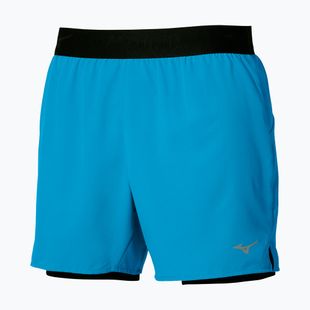 Pánske bežecké šortky Mizuno Core 5.5 Inches 2In1 blue jewel