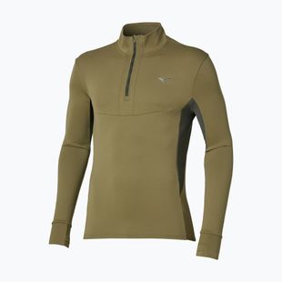 Pánska bežecká mikina Mizuno Active Warmalite Half Zip Long Sleeve Top martini olive