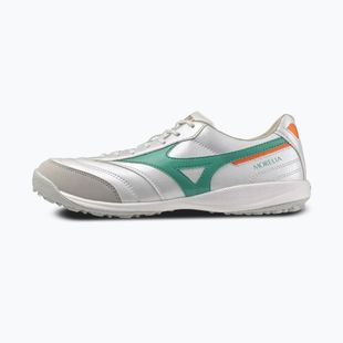 Kopačky  Mizuno Morelia Sala Pro TF white/arcadia/lava orange