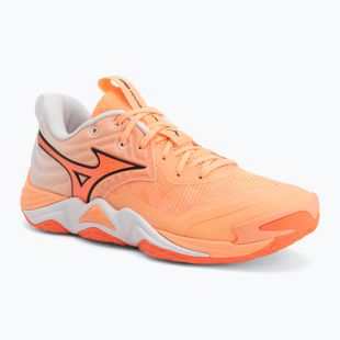 Volejbalové topánky Mizuno Wave Momentum Elite flamingo coral/lava orange/white