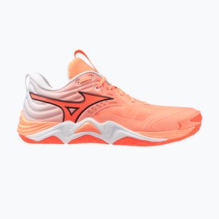 Volejbalové topánky Mizuno Wave Momentum Elite flamingo coral/lava orange/white