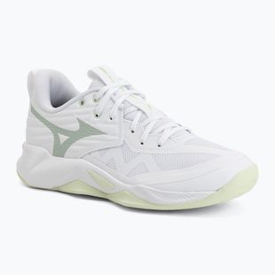 Dámske volejbalové topánky Mizuno Wave Momentum Pro white/aqua gray/ambrosia