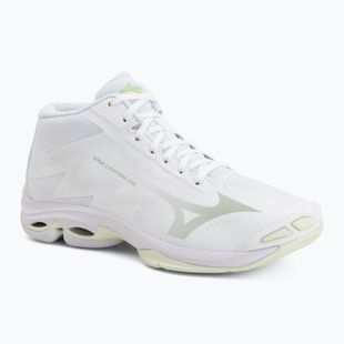 Dámske volejbalové topánky Mizuno Wave Lightning Pro Mid white/aqua gray/ambrosia