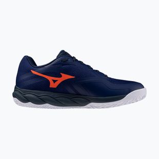 Pánske tenisové topánky Mizuno Wave Enforce Court 2 CC beacon blue/lava orange/white