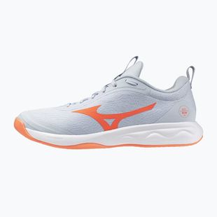 Dámske volejbalové topánky Mizuno Wave Luminous Pro blue finch/lava orange/flamingo coral