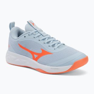 Dámske volejbalové topánky Mizuno Wave Luminous Pro blue finch/lava orange/flamingo coral
