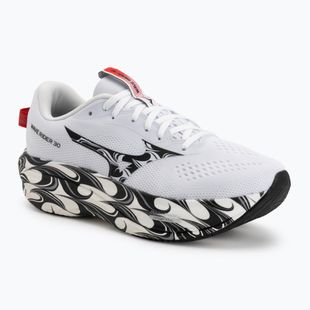 Pánske bežecké topánky Mizuno Wave Rider 30 Disclosure white/black/high risk red