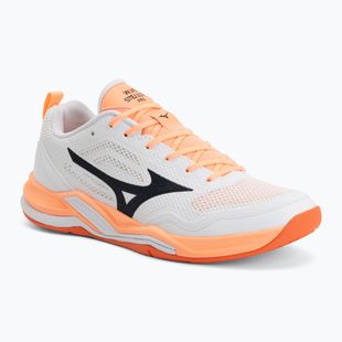 Hádzanárske topánky Mizuno Wave Stealth Pro white/black/flamingo coral