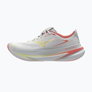 Dámske bežecké topánky Mizuno Sky Prime gf white/lime pulp/lava orange