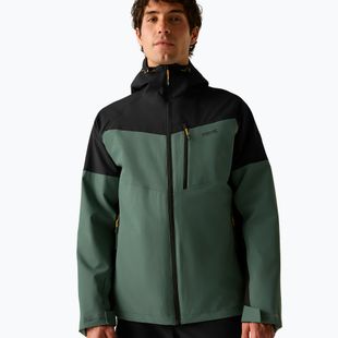 Pánska bunda 3v1 REGATTA Wentwood 3in1 dark forest green/black