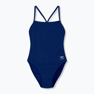 Dámske jednodielne plavky Speedo Solid Endurancex V-Back 2.0 team navy