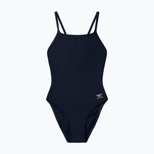 Dámske jednodielne plavky Speedo Solid Endurancex Strappy Back team black