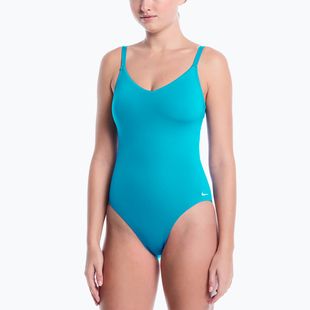 Dámske jednodielne plavky Nike Effortless Essential V-Neck energy