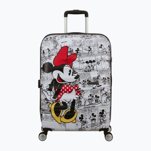 Cestovný kufor American Tourister Disney Wavebreaker 64 l minnie comics white