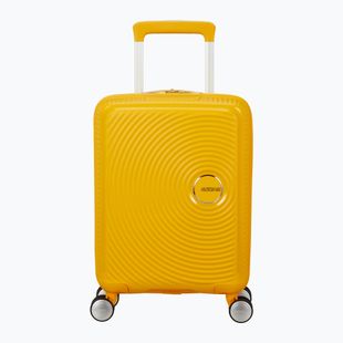 Cestovný kufor American Tourister Soundbox Mini 47 22 l golden yellow