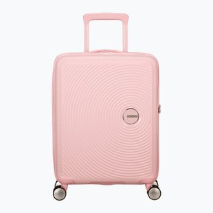 Cestovný kufor American Tourister Soundbox 41 l v pastelovo ružovej farbe