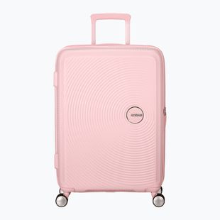Cestovný kufor American Tourister Soundbox 81 l v pastelovo ružovej farbe
