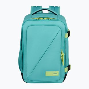 Batoh American Tourister Take2cabin S 24,2 l dusty turquoise / lime