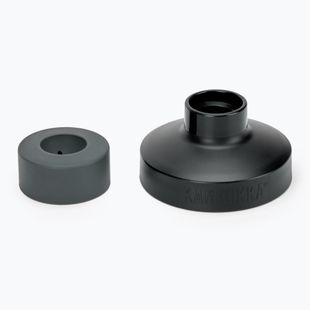 Uzáver na fľašu so slamkou Kambukka Monza sivý/čierny