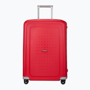 Cestovný kufor Samsonite S'cure Spinner 79 l purpurovo červený