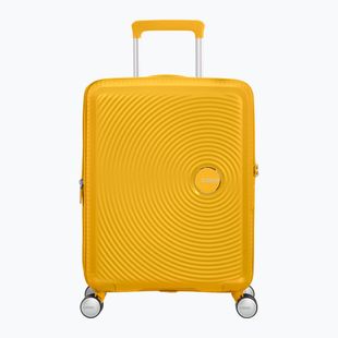 Cestovný kufor American Tourister Soundbox 41 l zlatožltý
