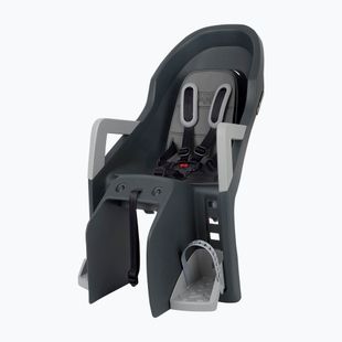 Detská sedačka na bicykel Polisport Guppy Maxi+ CFS dark grey/silver