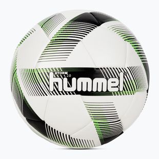 Hummel Storm 2.0 FB futbal biela/čierna/zelená veľkosť 5