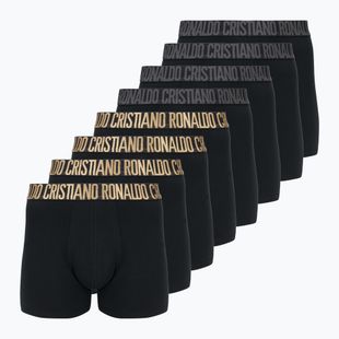 Pánske boxerky CR7 Basic Trunk 8 párov black