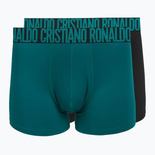 Pánske boxerky CR7 Fashion Trunk Micro 2 páry 456 multicolour