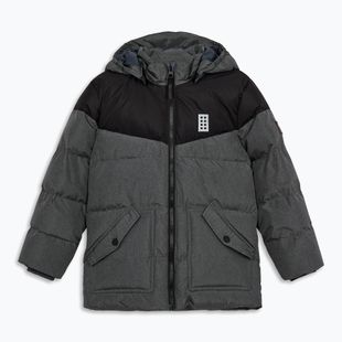 Detská zateplená bunda LEGO Lwjebel 733 dark grey melange
